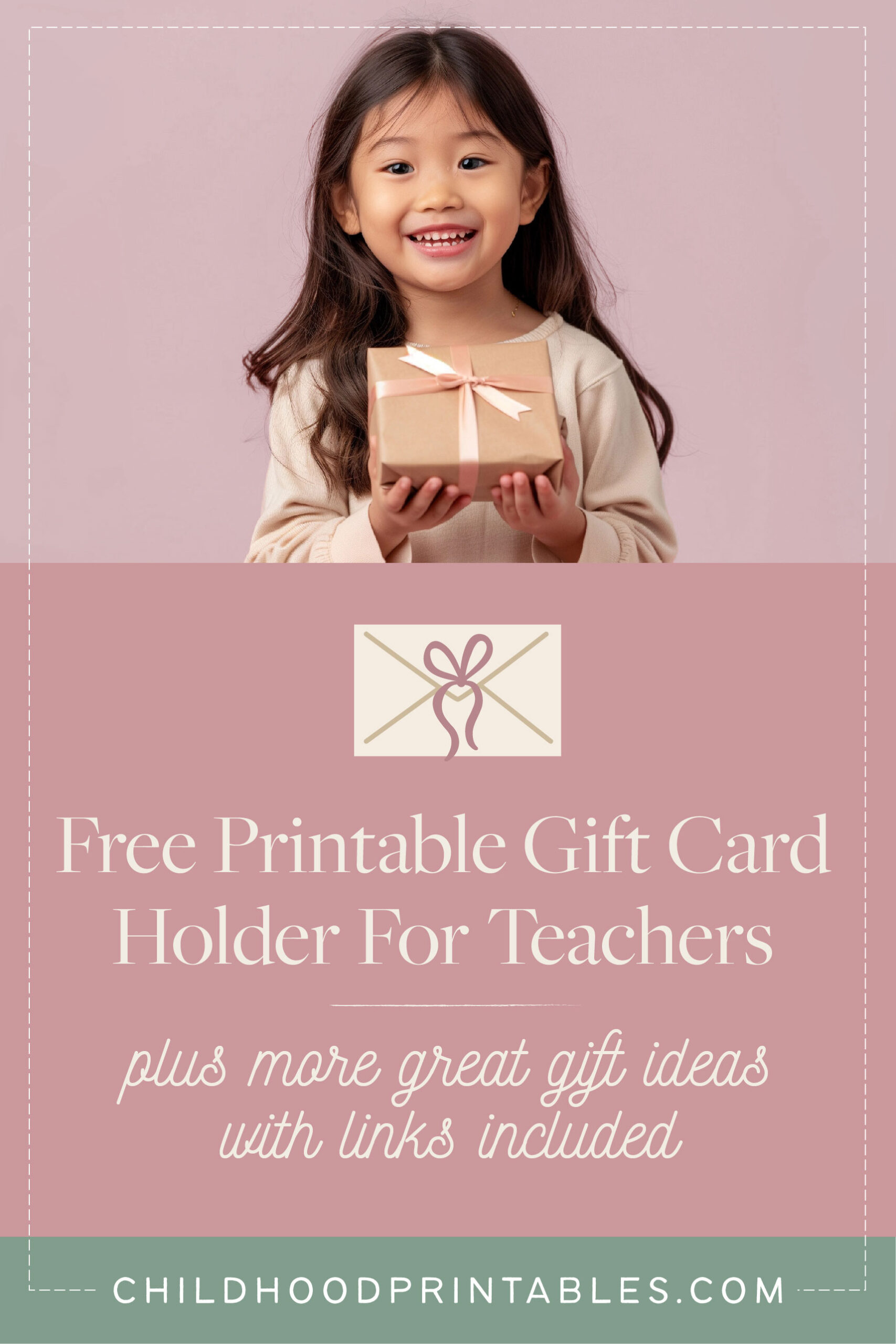 Free Printable Gift Card Holder For Teachers